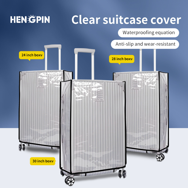 Luggage Protective Cover Transparent - โปร่งใสเต็มรูปแบบป้องกันกระเป๋าเดินทาง PVC กันน้ํากันฝุ่นทนทานกระเป๋าเดินทาง Protector อุปกรณ์เสริมการเดินทาง