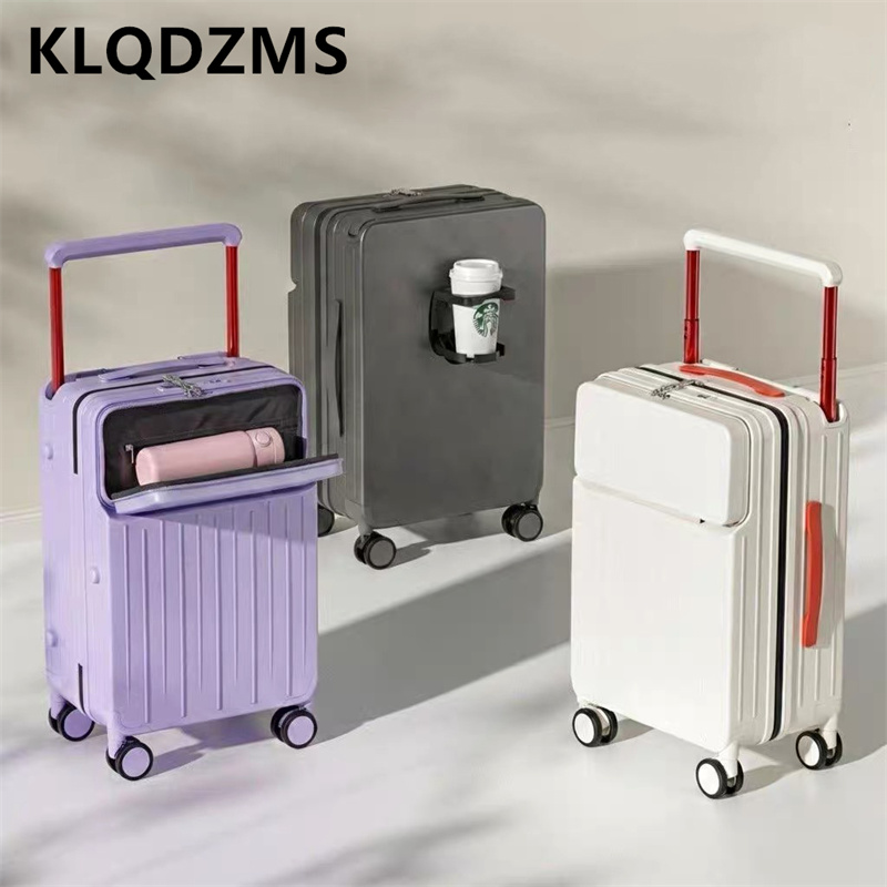 Front Opening Laptop Luggage 24 Inch - KLQDZMS กระเป๋าเดินทางแบบเปิดด้านหน้า 20
