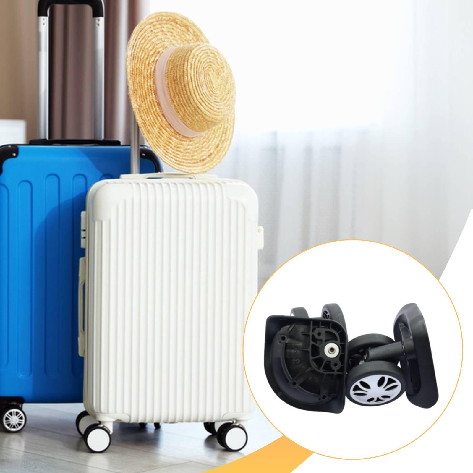 Silent Replacement Luggage Wheels - ล้อกระเป๋าเดินทางสำรอง หมุนได้ 360 องศา ทนทานต่อการสึกหรอ ล้อเงียบสำหรับซ่อมกระเป๋าเดินทาง
