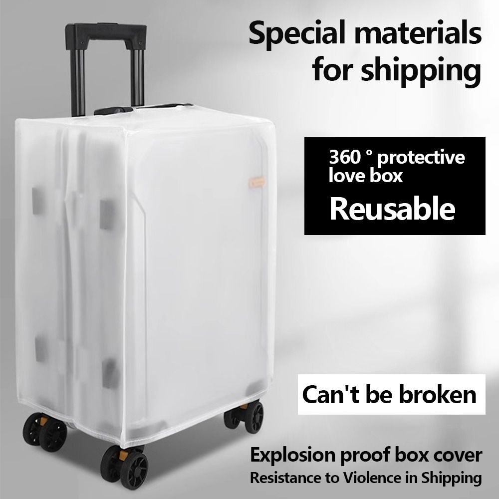 Waterproof Suitcase Cover Protector - ปลอกหุ้มกระเป๋าเดินทางแบบใหม่ ป้องกันฝุ่น ทนทาน กันน้ำ อุปกรณ์เสริมสำหรับการเดินทาง