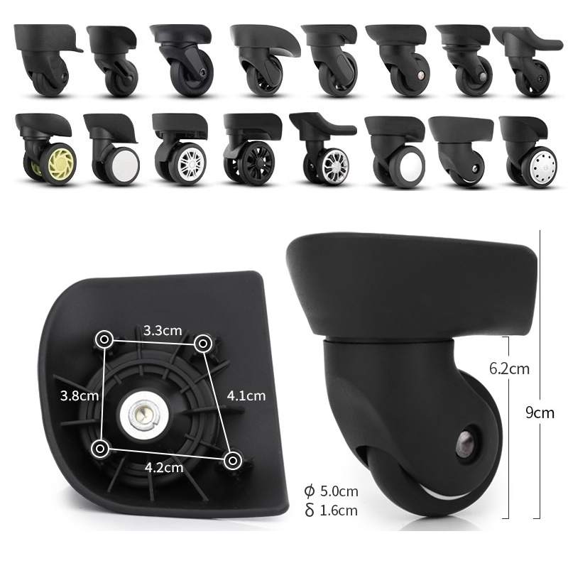 Silent Replacement Luggage Wheels - ล้อกระเป๋าสําหรับอุปกรณ์เสริม Samsonite เปลี่ยนล้อรับน้ําหนักกระเป๋าเดินทางพิเศษรถเข็นเงียบล้อที่กําหนดเอง