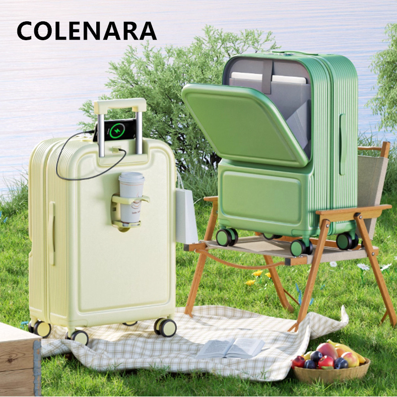 Front Opening Laptop Luggage 24 Inch - กระเป๋าเดินทาง COLENARA ABS+PC เปิดด้านหน้า ใส่แล็ปท็อปได้ กระเป๋าเดินทางอเนกประสงค์