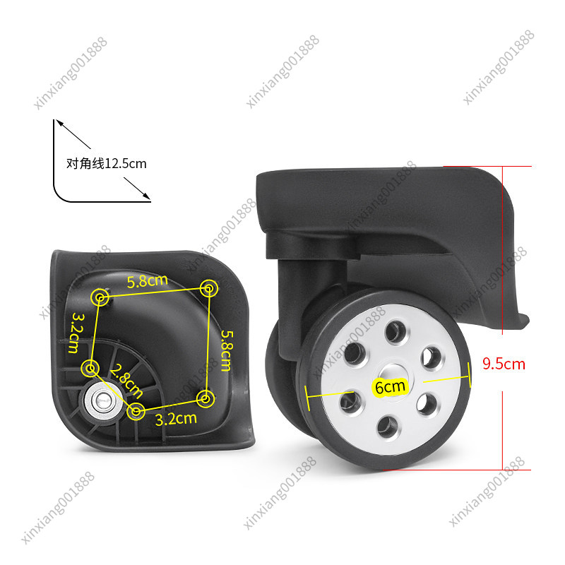 ล้ออะไหล่สำหรับกระเป๋าเดินทาง  - Silent Replacement Luggage Wheels บทวิจารณ์และราคา