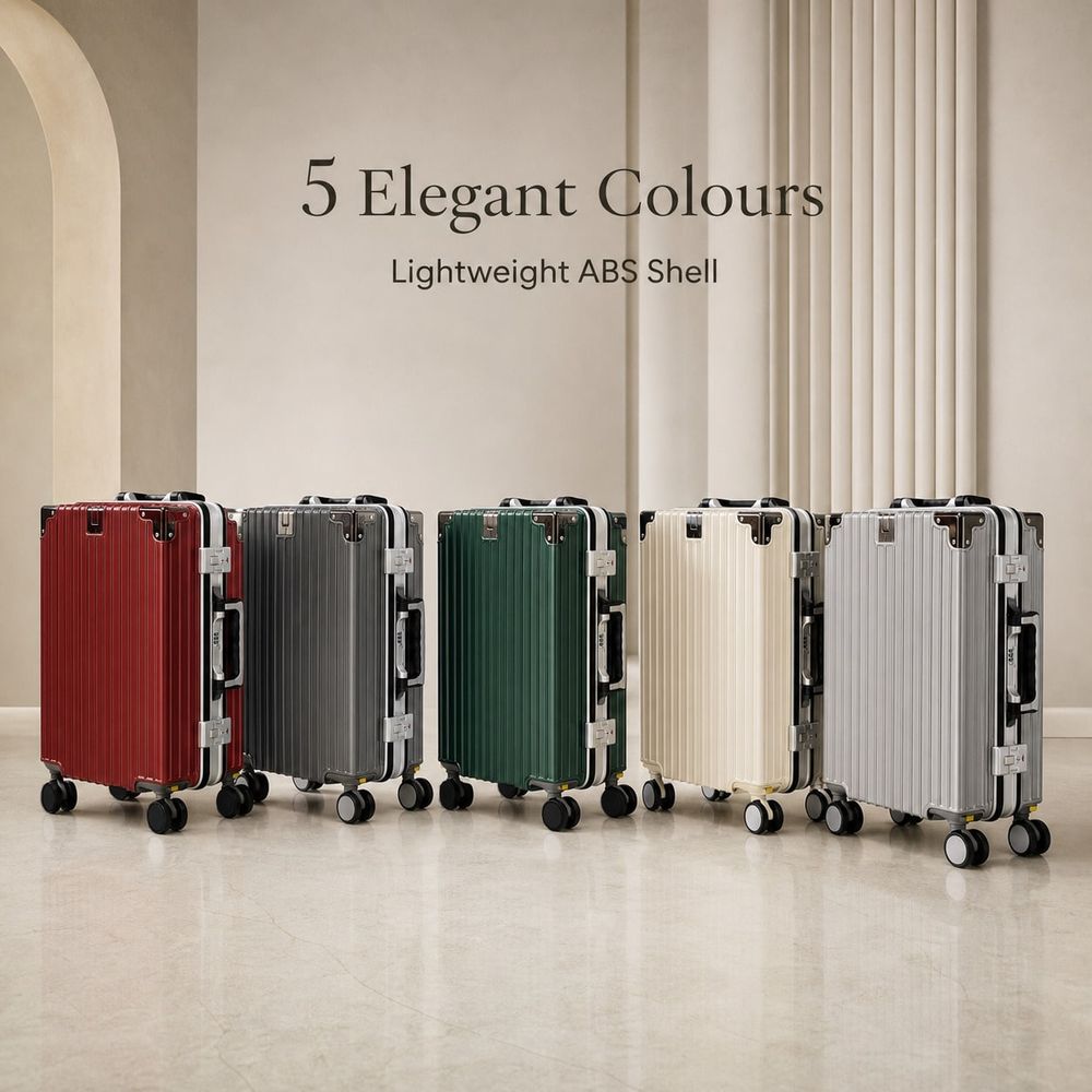 กระเป๋าเดินทางแบบถือขึ้นเครื่อ - Aluminum Frame Carry On Luggage บทวิจารณ์และราคา