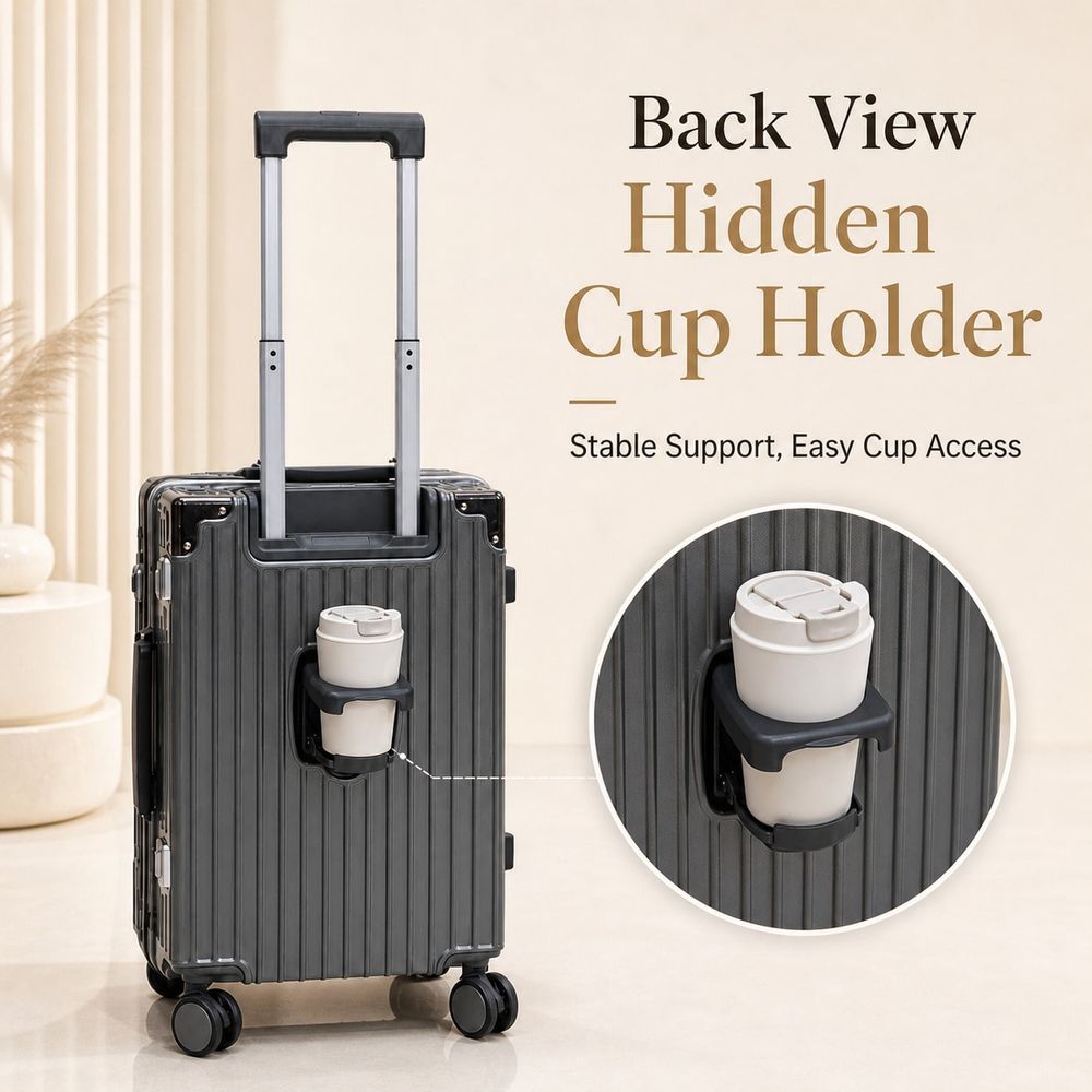 กระเป๋าเดินทางแบบถือขึ้นเครื่อ - Aluminum Frame Carry On Luggage บทวิจารณ์และราคา