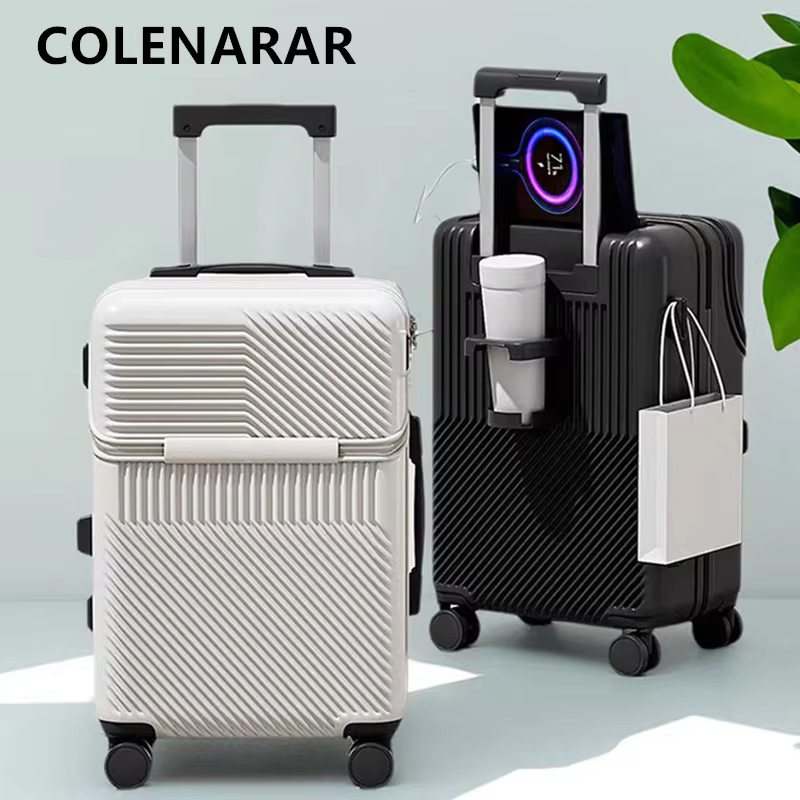 กระเป๋าเดินทาง COLENARA แบบเปิ - Front Opening Laptop Luggage 24 Inch บทวิจารณ์และราคา