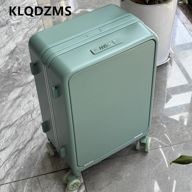 กระเป๋าเดินทางผู้ชาย KLQDZMS ข - Spinner Wheel Rolling Suitcase 20 Inch บทวิจารณ์และราคา