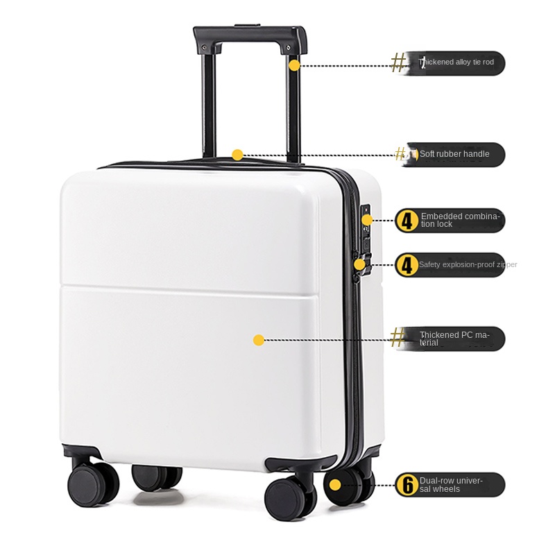 กระเป๋าเดินทางขนาด 20 นิ้ว น้ำ - Cabin Size Lightweight Travel Trolley บทวิจารณ์และราคา