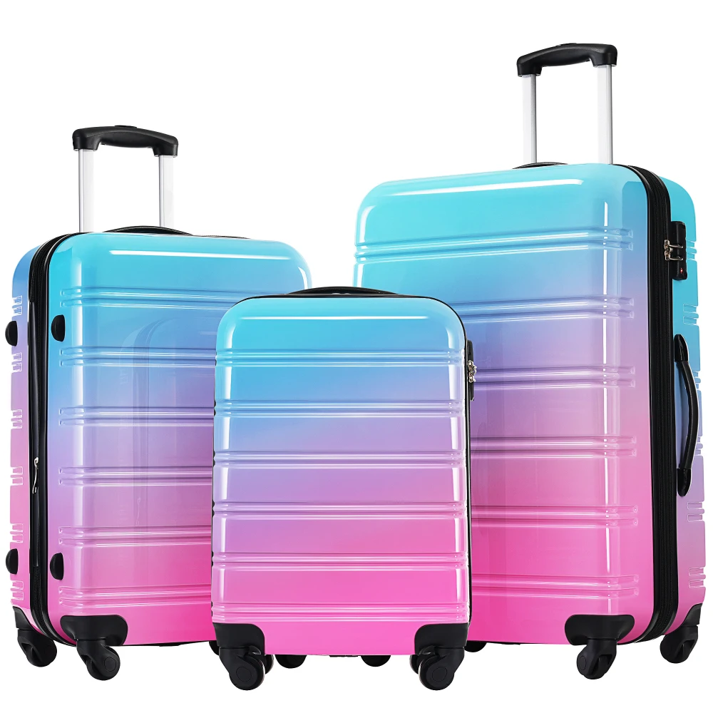 ชุดกระเป๋าเดินทางแบบแข็ง 3 ชิ้ - Expandable Hard Shell Luggage Set บทวิจารณ์และราคา