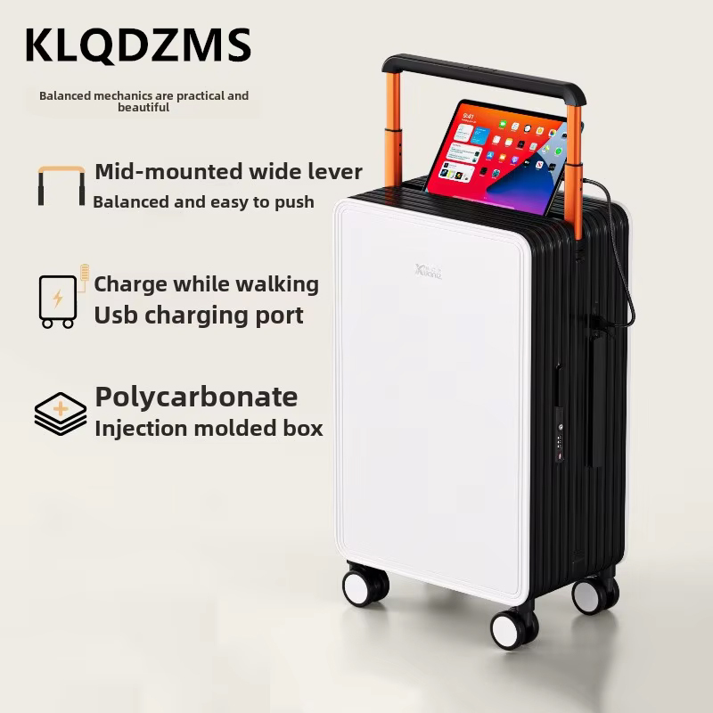 กระเป๋าเดินทาง KLQDZMS วัสดุ A - Spinner Wheel Rolling Suitcase 20 Inch บทวิจารณ์และราคา