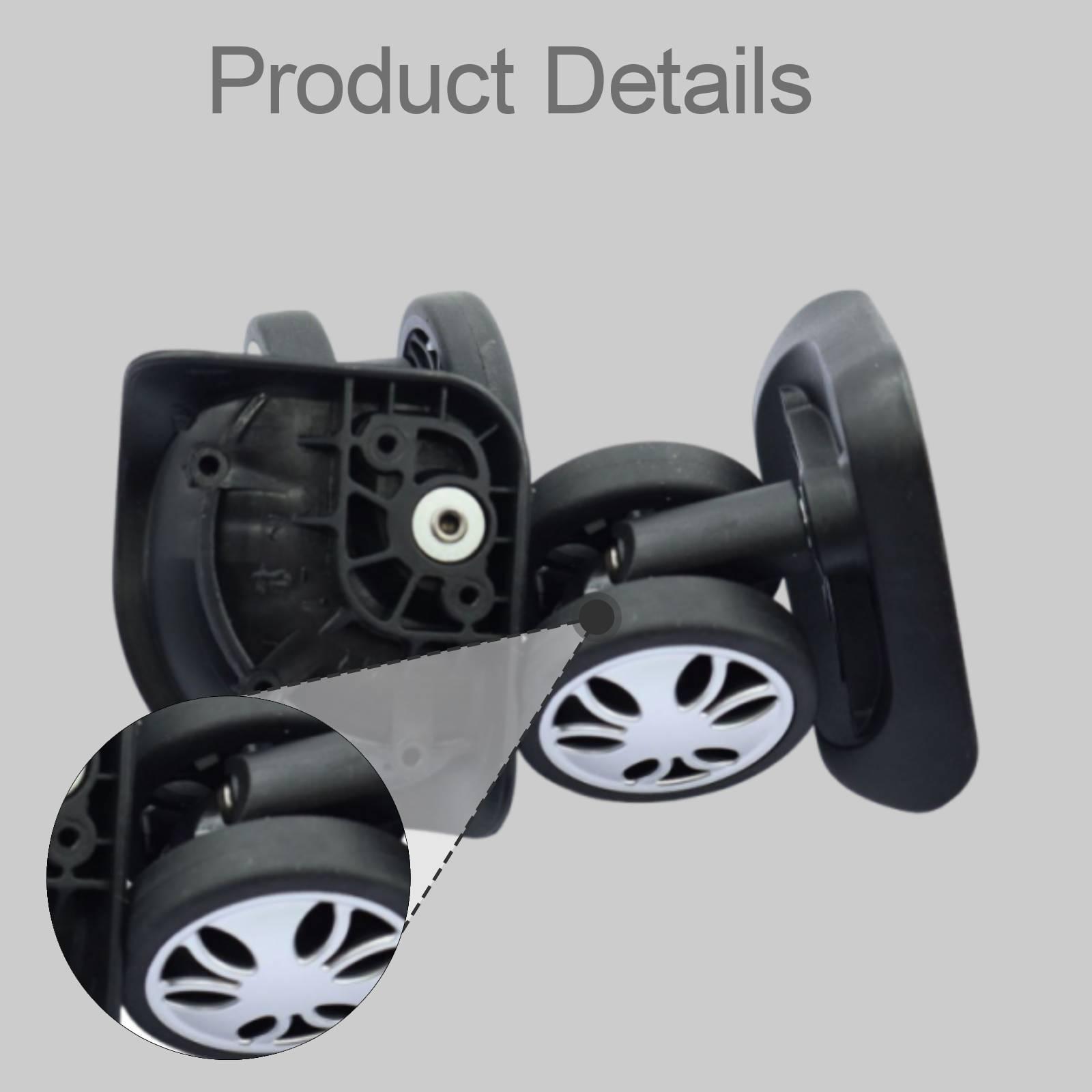 ล้อกระเป๋าเดินทางสำรอง หมุนได้ - Silent Replacement Luggage Wheels บทวิจารณ์และราคา