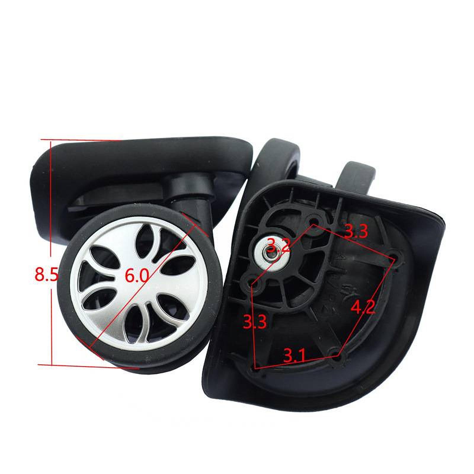 ล้อกระเป๋าเดินทางสำรอง หมุนได้ - Silent Replacement Luggage Wheels บทวิจารณ์และราคา
