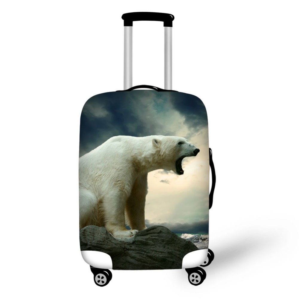 สัตว์หมีขั้วโลกกระเป๋าเดินทางป - Waterproof Suitcase Cover Protector บทวิจารณ์และราคา