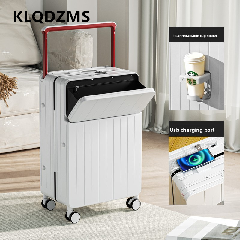 กระเป๋าเดินทางอเนกประสงค์ KLQD - Front Opening Laptop Luggage 24 Inch บทวิจารณ์และราคา