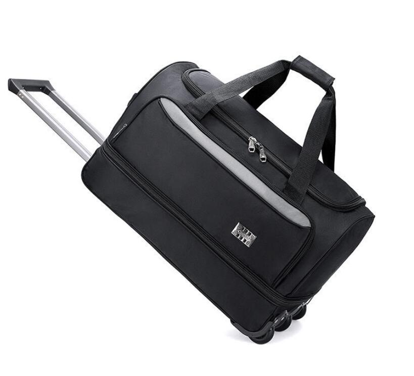 22 นิ้วกระเป๋าถือกระเป๋าเดินทา - Foldable Rolling Luggage Bag บทวิจารณ์และราคา