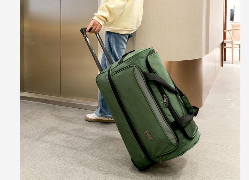 22 นิ้วกระเป๋าถือกระเป๋าเดินทา - Foldable Rolling Luggage Bag บทวิจารณ์และราคา