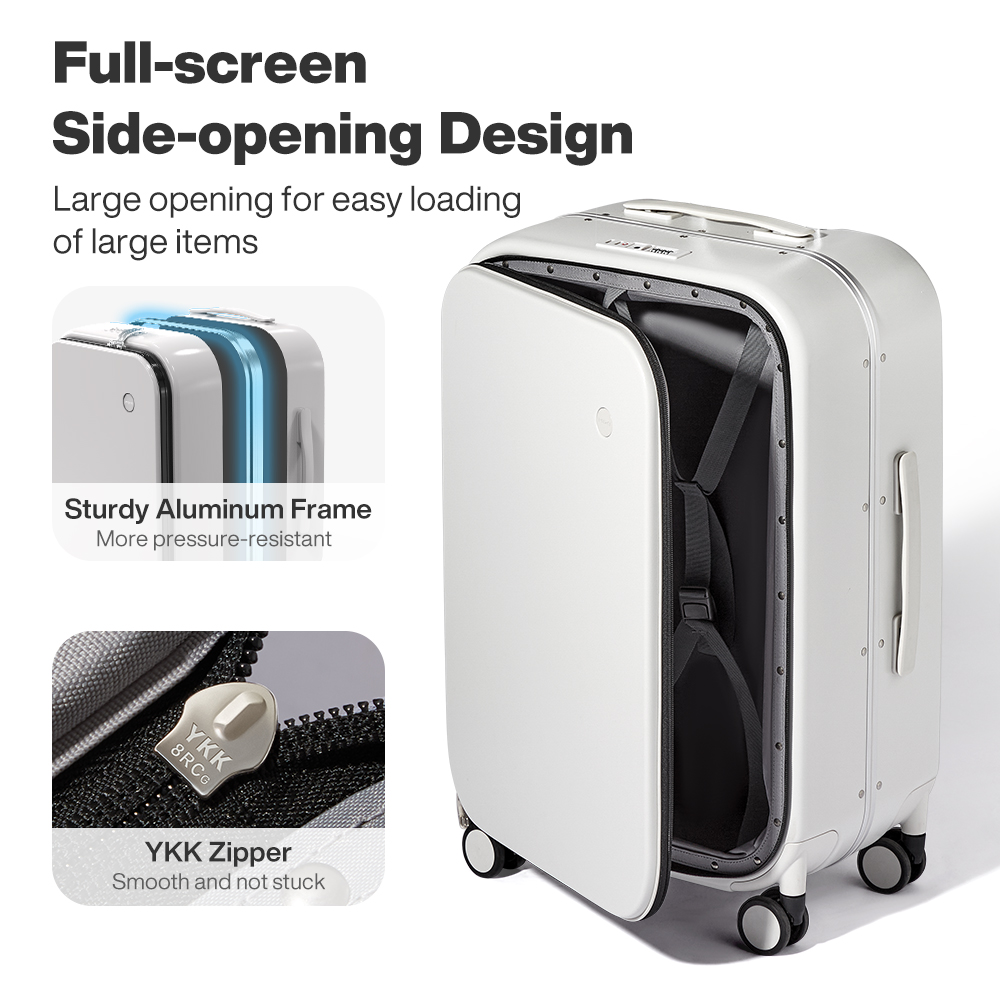 กระเป๋าเดินทางล้อลาก Mixi รุ่น - Aluminum Frame Carry On Luggage บทวิจารณ์และราคา