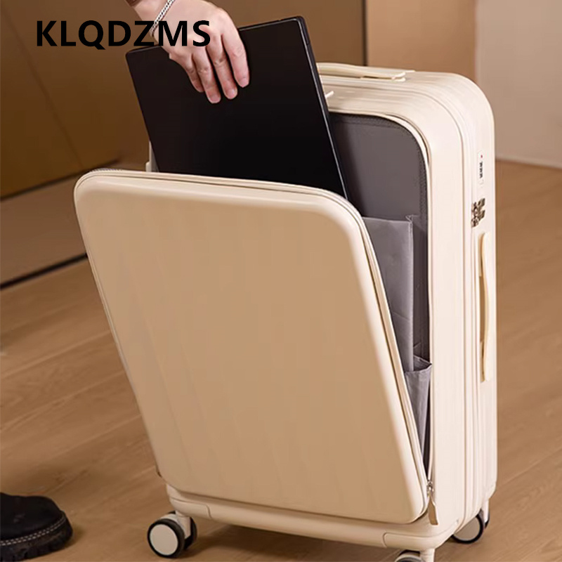 KLQDZMS กระเป๋าเดินทางอเนกประส - Front Opening Laptop Luggage 24 Inch บทวิจารณ์และราคา