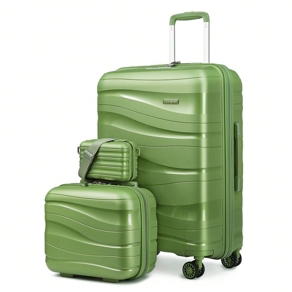 ชุดกระเป๋าเดินทางแบบแข็ง 3 ชิ้ - Expandable Hard Shell Luggage Set บทวิจารณ์และราคา