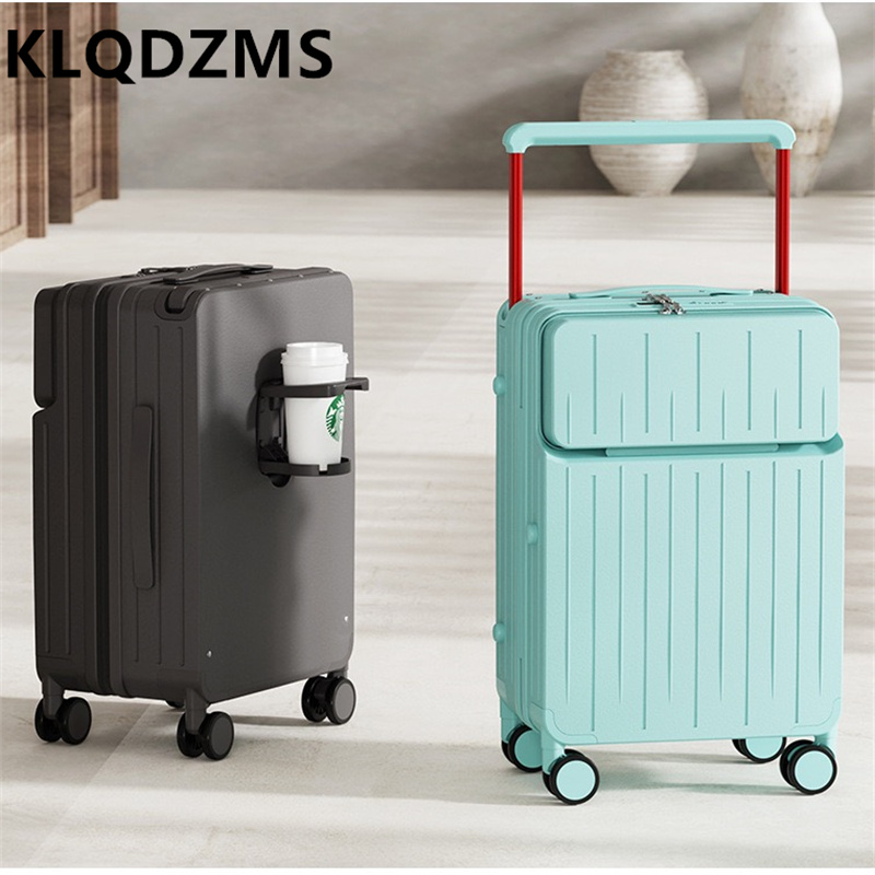 KLQDZMS 24 นิ้ว ช่องใส่สัมภาระ - Front Opening Laptop Luggage 24 Inch บทวิจารณ์และราคา