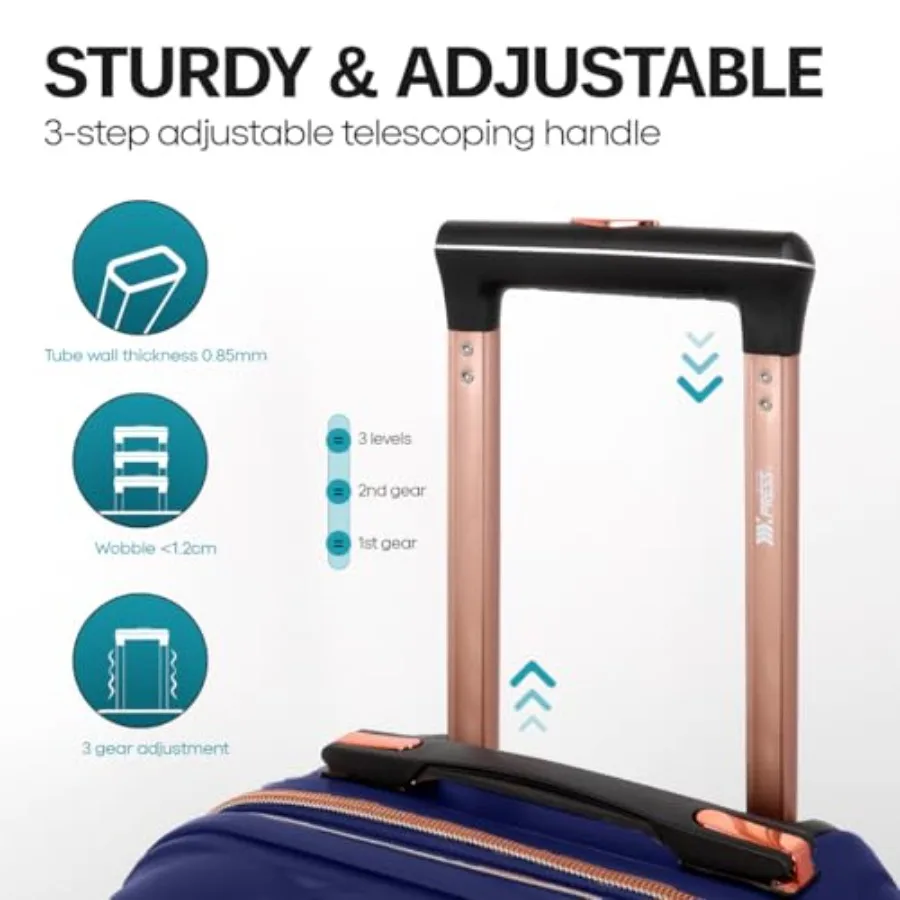 ชุดกระเป๋าเดินทาง 2 ชิ้น ขนาด  - Expandable Hard Shell Luggage Set บทวิจารณ์และราคา
