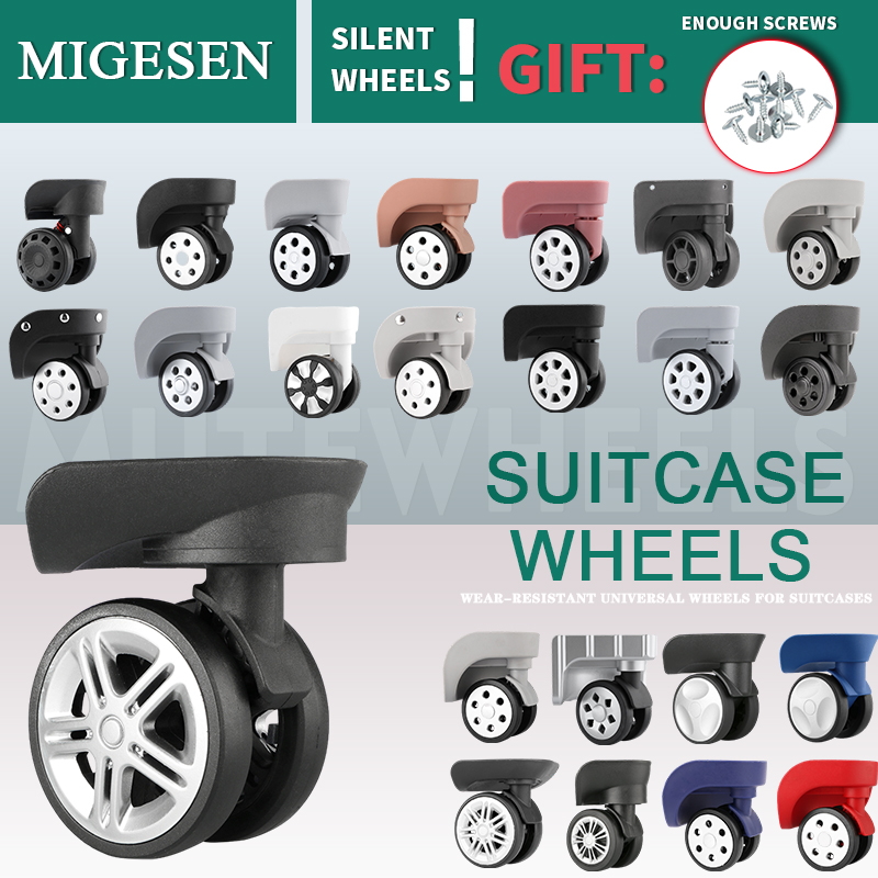 ล้อกระเป๋าเดินทางอเนกประสงค์1ค - Silent Replacement Luggage Wheels บทวิจารณ์และราคา