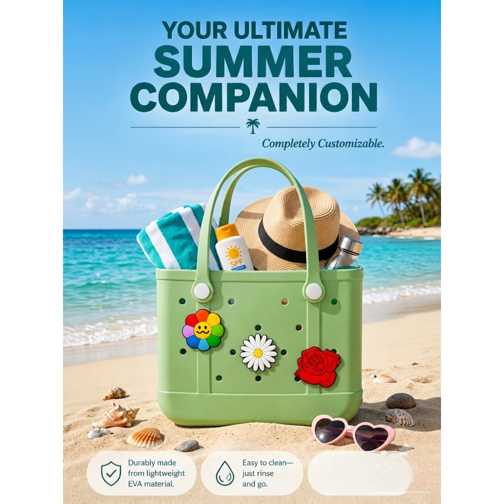 กระเป๋าชายหาดยางขนาดใหญ่สำหรับ - Handbags บทวิจารณ์และราคา
