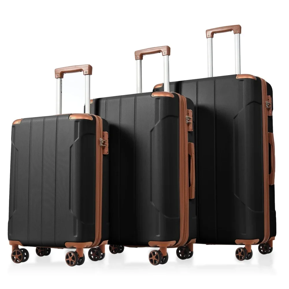 ชุดกระเป๋าเดินทาง 3 ชิ้น, กระเ - Expandable Hard Shell Luggage Set บทวิจารณ์และราคา