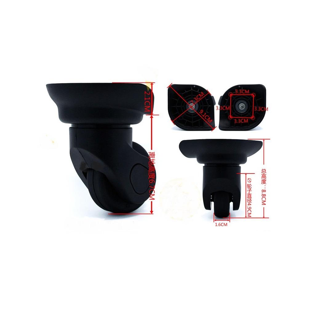 ล้อกระเป๋าเดินทาง 49 มม. PVC แ - Silent Replacement Luggage Wheels บทวิจารณ์และราคา