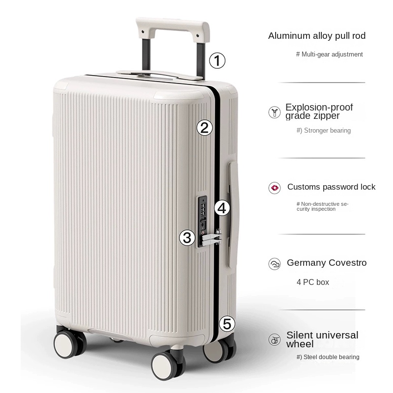 กระเป๋าเดินทางล้อลากขนาด 20 นิ - Cabin Size Lightweight Travel Trolley บทวิจารณ์และราคา