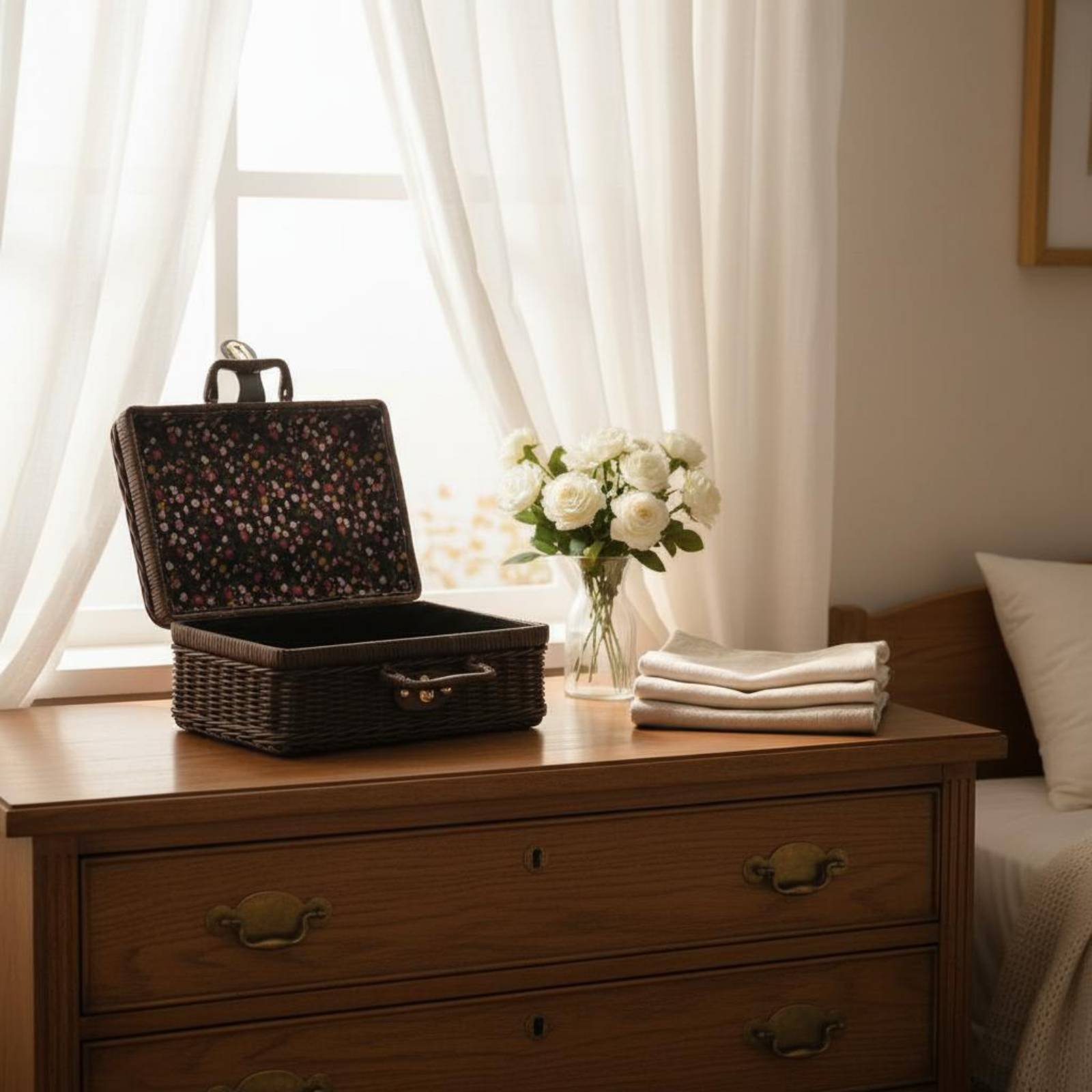 กระเป๋าเดินทางดีไซน์วินเทจพร้อ - Retro Vintage Trunk Suitcase บทวิจารณ์และราคา
