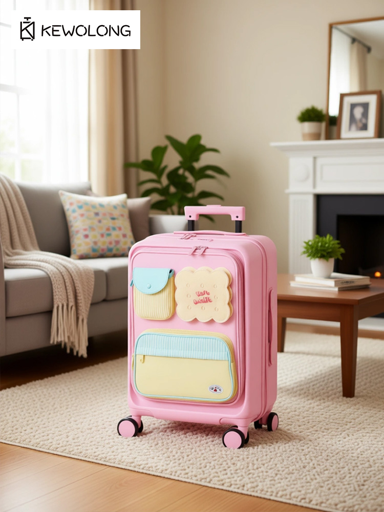 กระเป๋าเดินทางแบบเปิดด้านหน้าข - Spinner Wheel Rolling Suitcase 20 Inch บทวิจารณ์และราคา