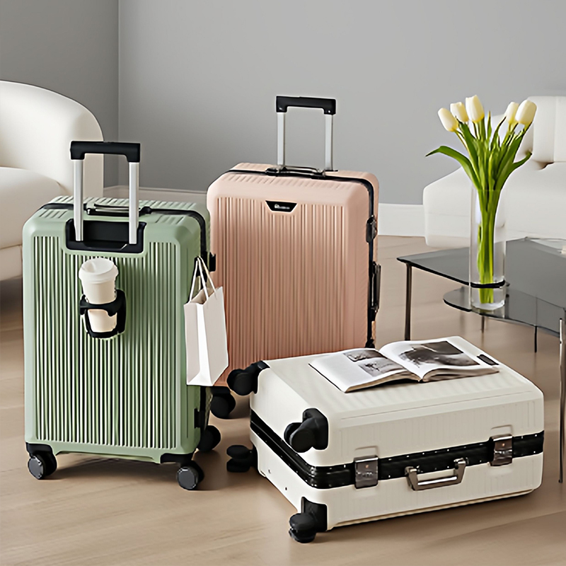 กระเป๋าเดินทางอลูมิเนียมแบบมีร - Spinner Wheel Rolling Suitcase 20 Inch บทวิจารณ์และราคา