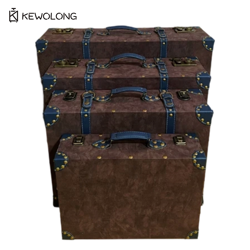 กล่องเก็บของหนังวินเทจ, กล่องไ - Retro Vintage Trunk Suitcase บทวิจารณ์และราคา