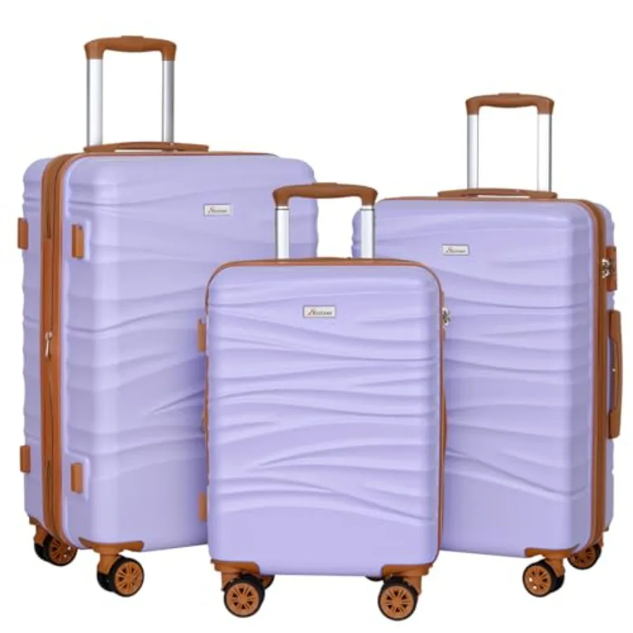 ชุดกระเป๋าเดินทางแบบขยายได้ 3  - Expandable Hard Shell Luggage Set บทวิจารณ์และราคา