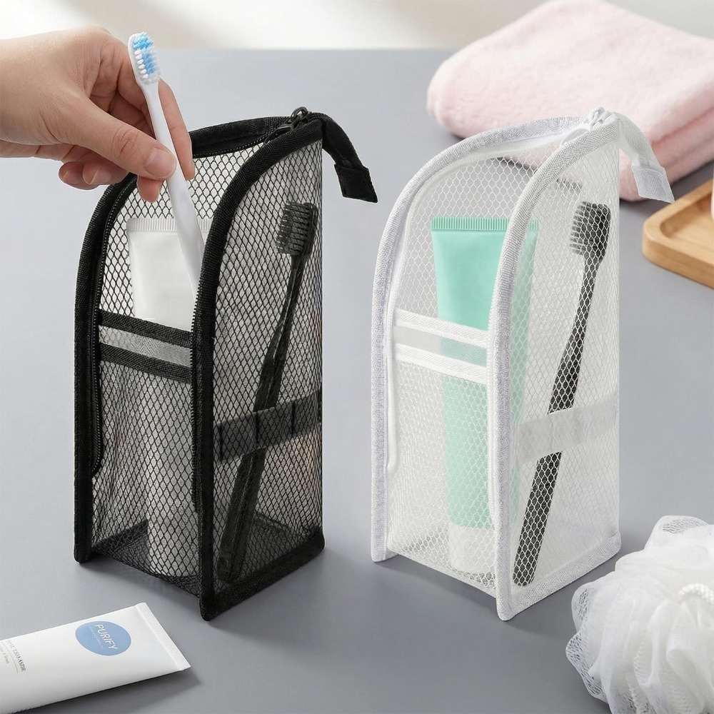 กระเป๋าใส่เครื่องสำอางแบบตาข่า - Cosmetic Bags บทวิจารณ์และราคา