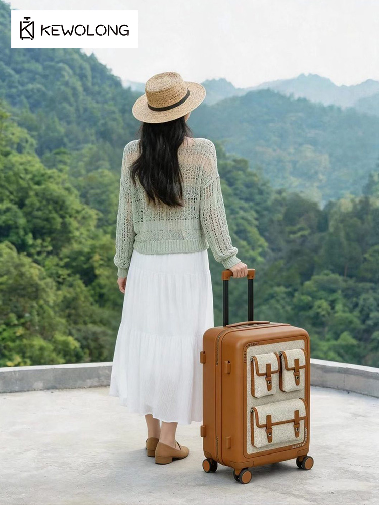 กระเป๋าเดินทางล้อลากผ้าแคนวาสส - Spinner Wheel Rolling Suitcase 20 Inch บทวิจารณ์และราคา