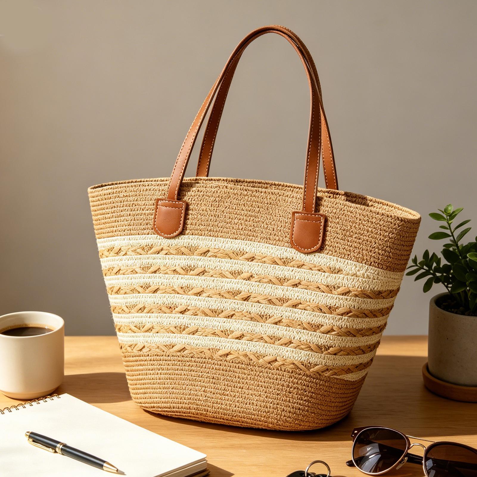 กระเป๋าโท้ททรงโบโฮขนาดใหญ่ ดีไ - Handbags บทวิจารณ์และราคา