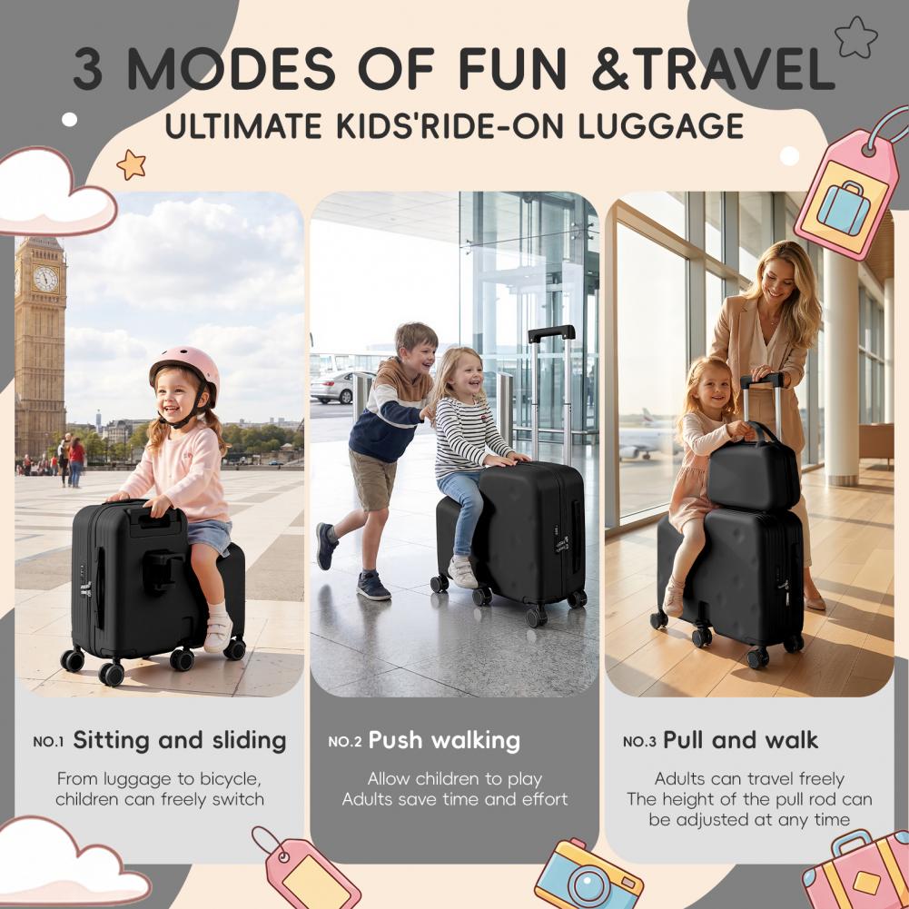 รถสกู๊ตเตอร์สำหรับเด็ก ขนาด 20 - Kids Ride On Suitcase Scooter บทวิจารณ์และราคา